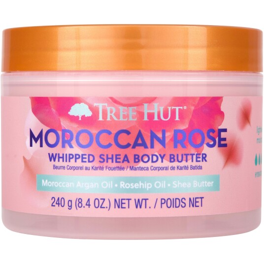 Tree Hut Whipped Shea Body Butter Moroccan Rose 240g