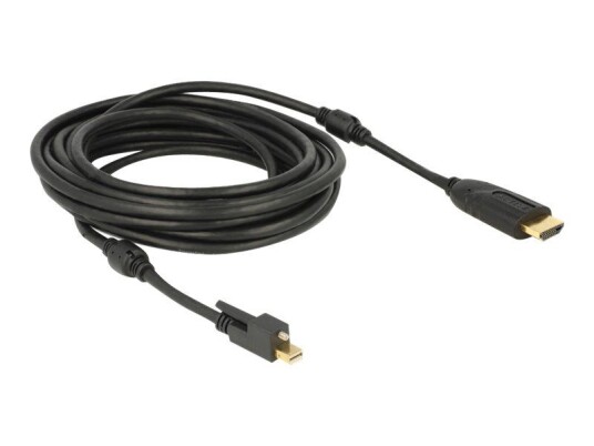 Delock 5 m DisplayPort til HDMI Adapterkabel 1920x1080 60Hz