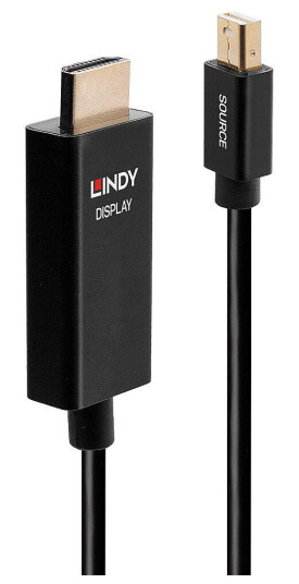 LINDY 40923 video cable adapter 3 m Mini Display.. Factory Sealed LINDY 40923 video cable adapter 3 m Mini Display.. Factory Sealed
