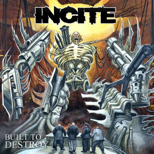 Incite Built To Destroy LP/Vinyl Incite Built To Destroy LP/Vinyl