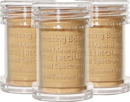 jane iredale Amazing Base Refillable Brush Latte 3 Pack Refills