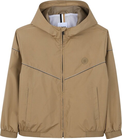 BOSS Hooded Jacket Beige 150 BOSS Hooded Jacket Beige 150