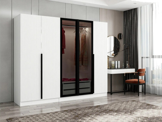 Fruitland Garderobe 225 cm - Hvit