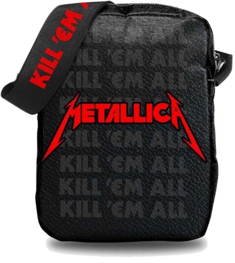 Rocksax Ryggsekk Metallica Kill 'Em All 1 Logo Crossbody Bag med Stash Pockets