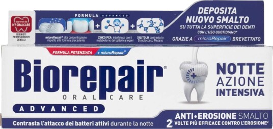 Biorepair Tannkrem Advanced Intensive Night Anti-Erosion 75 ml
