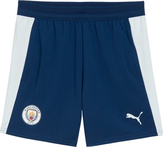 Puma Shorts MCFC transaksjon Short m. Pocket Jr Blå Puma 16 år (176) Shorts Hvit
