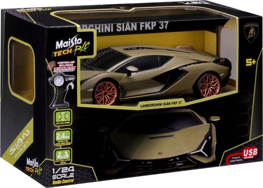 Maisto RC Lamborghini Sian FKP 37 Radiostyrt Bil 1:24 Maisto RC Lamborghini Sian FKP 37 Radiostyrt Bil 1:24