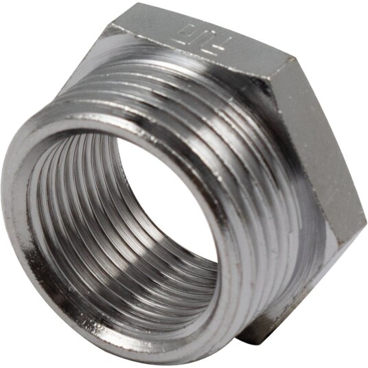 Fonta Overgangsnippel 1/2" X 3/8" Forkrommet