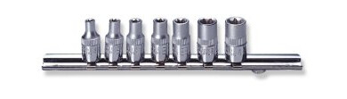 Jonnesway Stikningssett 7 Stk. (1/4") Torx S06h27s Jonnesway Stikningssett 7 Stk. (1/4") Torx S06h27s