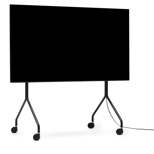 Pedestal Moon Rollin" Tv Stand Charcoal