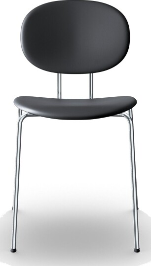 Sibast Furniture Sibast Møbler Piet Hein Spisestol Krom Sort Lær Sibast Furniture Sibast Møbler Piet Hein Spisestol Krom Sort Lær