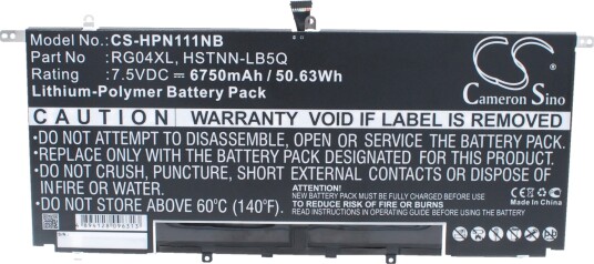 Batteri til HP Spectre 13-3000 etc