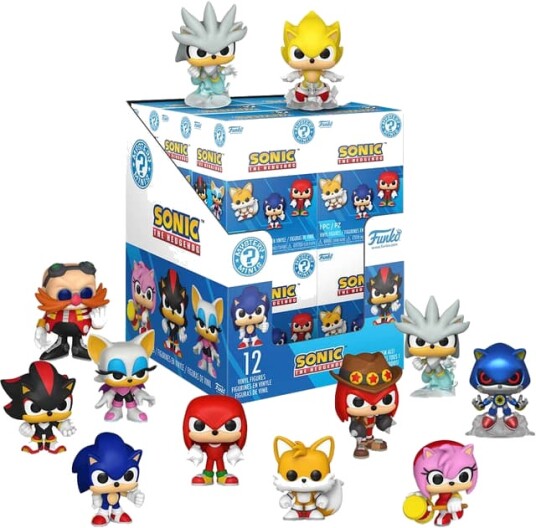 Funko Mystery Minis Sonic the Hedgehog actionfigur (12pc CDU) Funko Mystery Minis Sonic the Hedgehog actionfigur (12pc CDU)