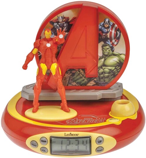 Lexibook Avenger Iron Man Vekkerklokke Avengers Iron Man Barneklokke 70353