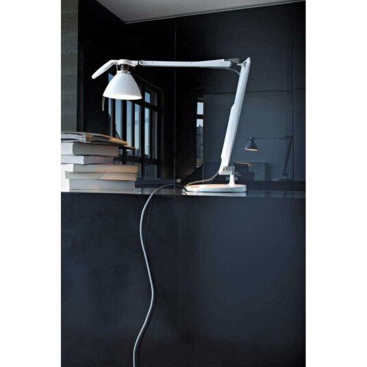 Luceplan Fortebraccio bordlampe svart justerbar   Arbeidsrom / kontor Svart