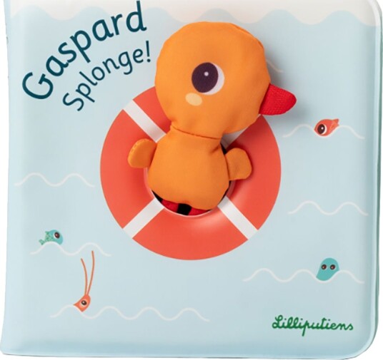 Lilliputiens Magisk Badebok Med Svampleke Gaspard Duck 0 M+