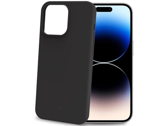 Celly Planet Soft TPU-deksel for iPhone 15 Pro - 100% resirkulert TPU - Svart