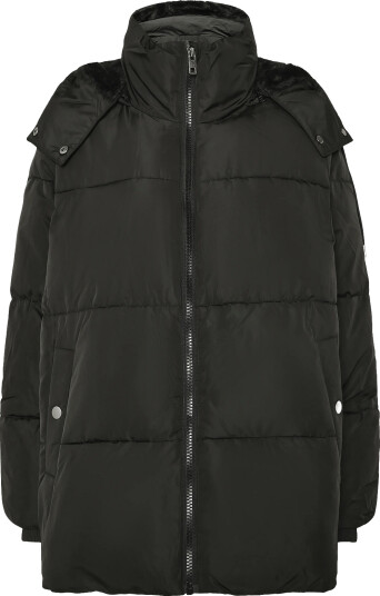 Kaffe Curve Kcnikole Padded Jacket Black 44 Kaffe Curve Kcnikole Padded Jacket Black 44