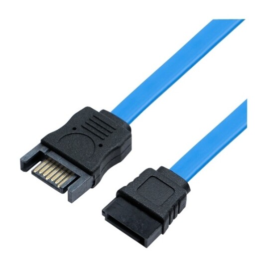 Eletra SATA 7P 30Cm skjøteledning Flat blå