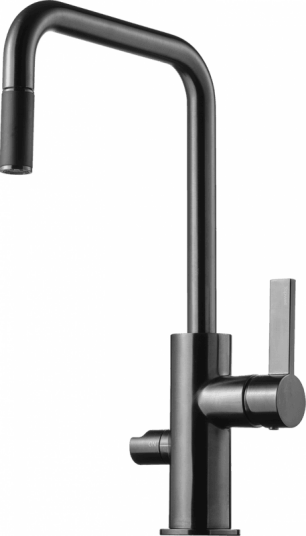 Tapwell Arm887 Kjokkenbatteri Brushed Black Chrome
