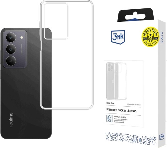 3mk gjennomsiktig deksel til Realme 14x – gjennomsiktig