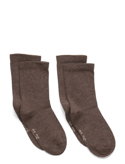 Minymo Perfect Basic Socks 2 Pack Brown 19\22 Minymo Perfect Basic Socks 2 Pack Brown 19\22