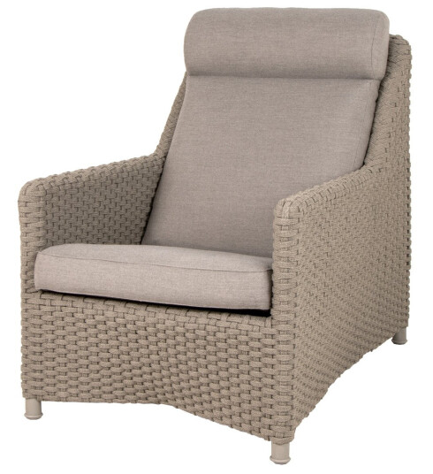 Cane-line Diamond highback lenestol Taupe Natur Cane-line Diamond highback lenestol Taupe Natur