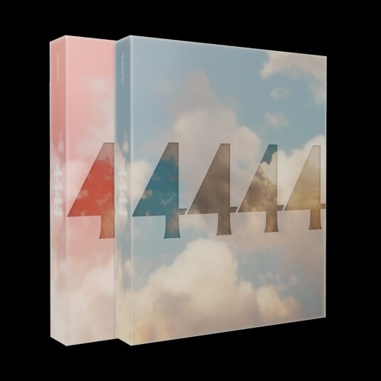 Woosung (The Rose) 4444 Deluxe Version incl. 38pg Photobook, 2 Selfie Photocards, Folded Poster, Tattoo, Sticker + Bookmark CD