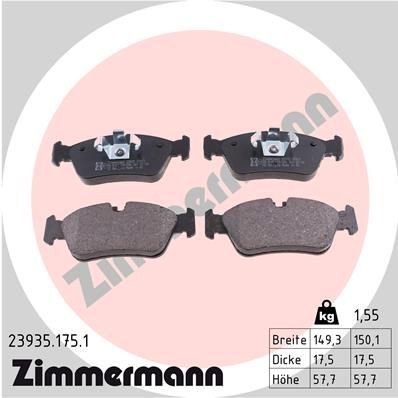Bremseklosser ZIMMERMANN 23935.175.1