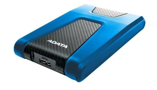 A-Data HD650 Ekstern Harddisk 1TB med USB 3.1 og 256-bit AES Kryptering - Blå A-Data HD650 Ekstern Harddisk 1TB med USB 3.1 og 256-bit AES Kryptering - Blå