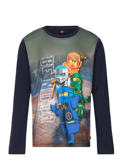 LEGO KIDSWEAR Lwtaffy 608   T Shirt L/S |Marinblå |128