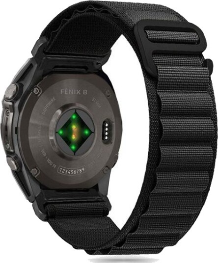 Tech Protect Nylon Pro Strap Garmin Fenix 5 / 6 / 6 Pro / 7 / 8 (47mm) Svart