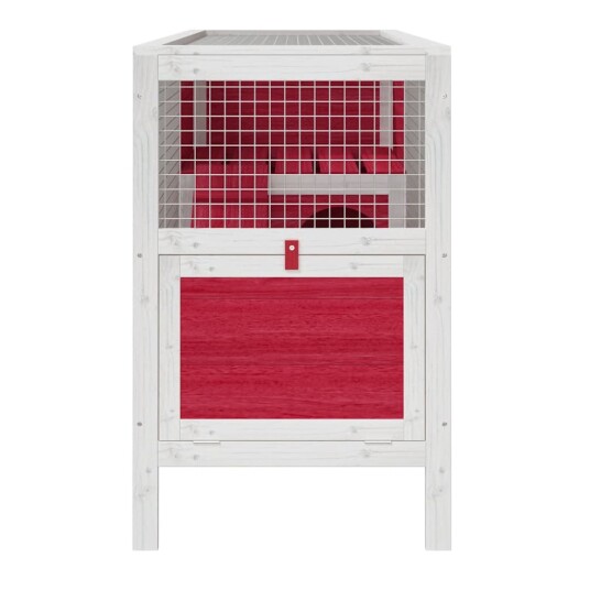 Vidaxl Kaninbur Rød 103X44X69.5 cm Heltre Furu Vidaxl Kaninbur Rød 103X44X69.5 cm Heltre Furu