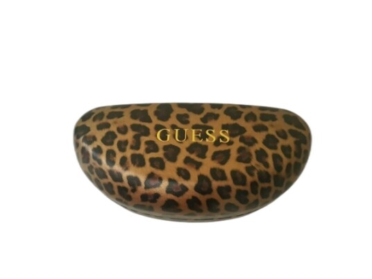 Guess Guess Vikky Brilleetui Leopard For Kvinner Guess Guess Vikky Brilleetui Leopard For Kvinner