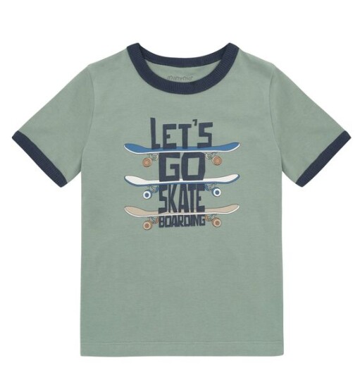 Minymo Skateboard t skjorte til barn lily pad 116 Minymo Skateboard t skjorte til barn lily pad 116