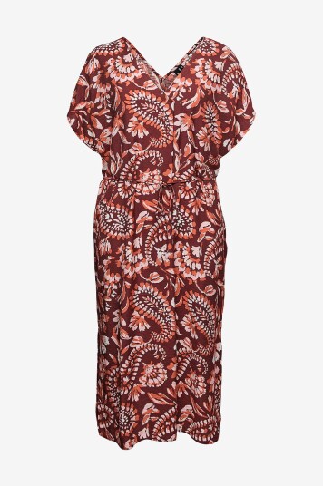Vero Moda Curve   Kjole vmcNellie Carla Wide 7/8   Natur