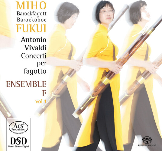Miho Fukui Ensemble F Vivaldi: Concerti per fagotto Vol. 4 CD