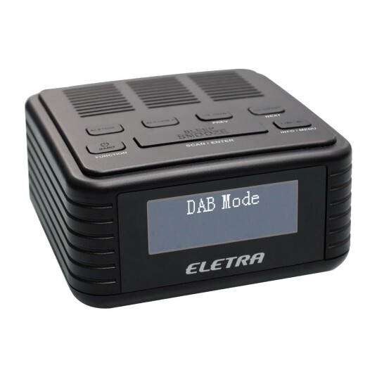ELETRA TIME KLOKKERADIO MED DAB+