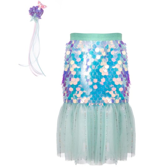 Great Pretenders Kostymer Bling Bling Mermaid Great Pretenders 4 6 år 104 116 Kostymer Blå