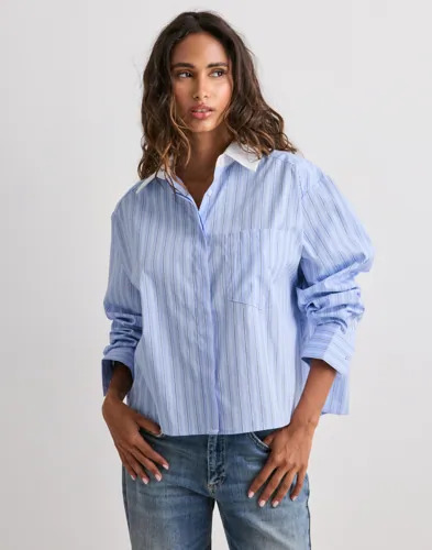 Neo Noir   Blå   Delfia Stripe Shirt