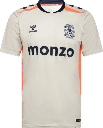 Hummel Coventry City Football Club 26/27 Away Jersey S/S MARSHMALLOW L