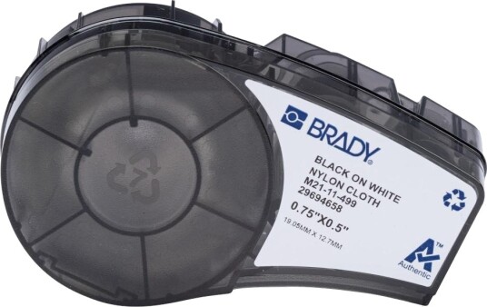 Brady M21 11 499 Hvit Selvklebende Skriveretikett Utstanset Etikett Nylon Trermisk Overføring Akryl