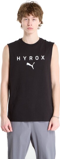 PUMA Unisex Puma X Hyrox Cutoff Tank Black L