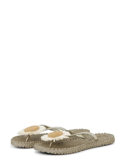 Ilse Jacobsen Flip Flops With Flower Beige 36 Ilse Jacobsen Flip Flops With Flower Beige 36