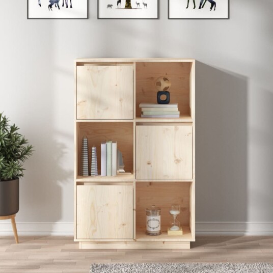 vidaXL Highboard 74x35x117 cm heltre furu vidaXL Highboard 74x35x117 cm heltre furu