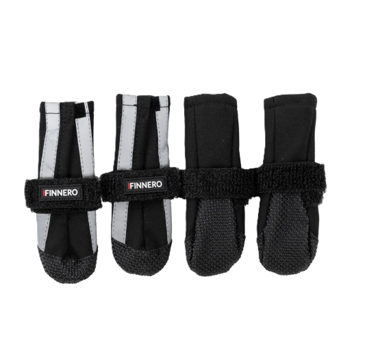 Finnero Halla Softshell Hundsko XS 4-Pack - Potesokker for Hunder
