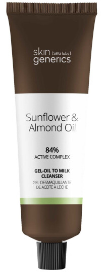 Skin Generics Gel-Oil to Milk Cleanser Sunflower + Almond Oil 84% Acti Skin Generics Gel-Oil to Milk Cleanser Sunflower + Almond Oil 84% Acti