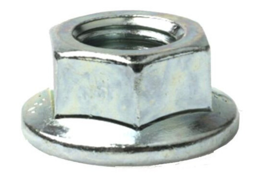 FIXX 560359 Flensmutter FZB, DIN 6923-8, M6MF, riflet M12, 100-pakning