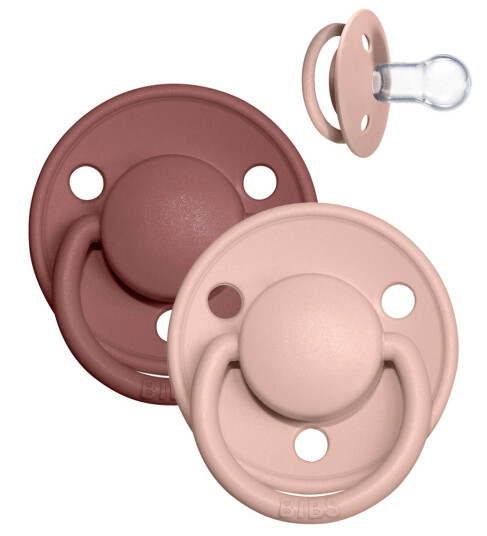 Bibs 2 Pack De Lux Silikon Smokker Woodchuck/blush