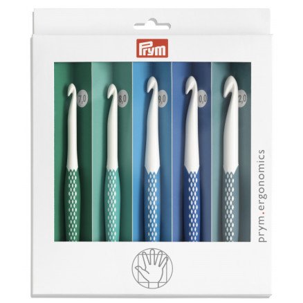 Prym Heklenålsett Ergonomisk 7 12mm 5 størrelser